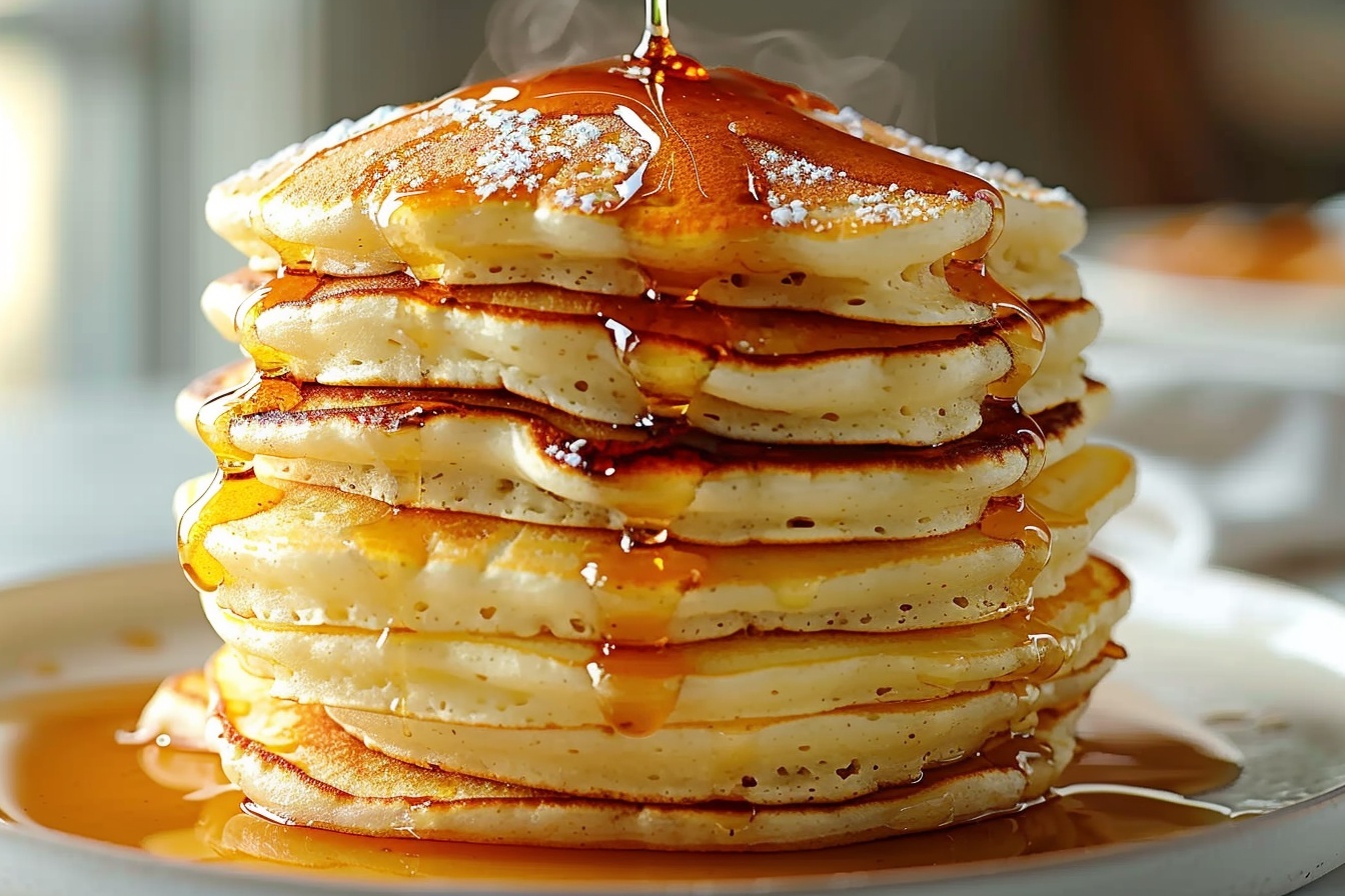 Fluffy Ricotta Pancakes Recipe - Recipe Image