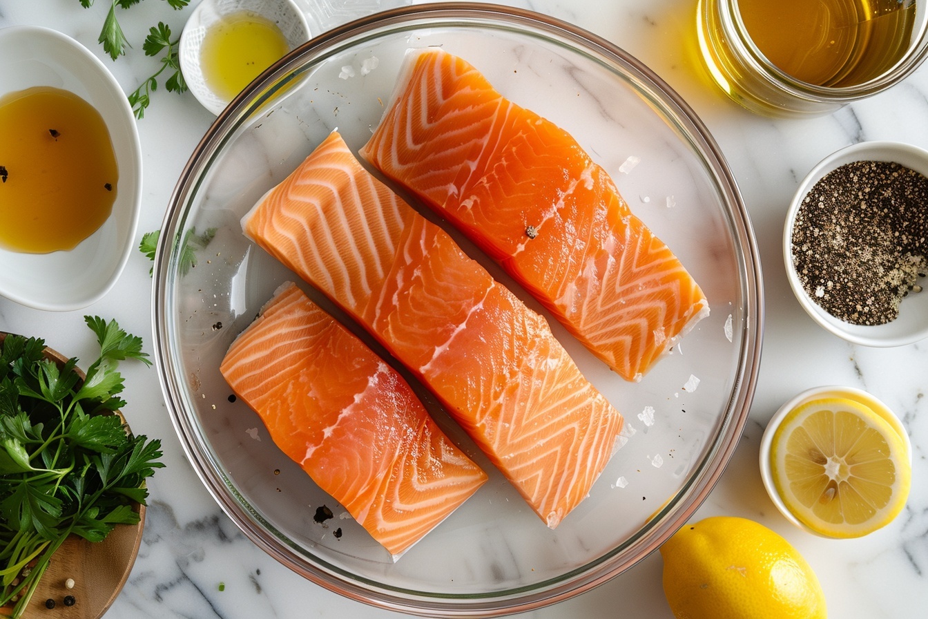Sheet Pan Honey Dijon Salmon Recipe - Recipe Image