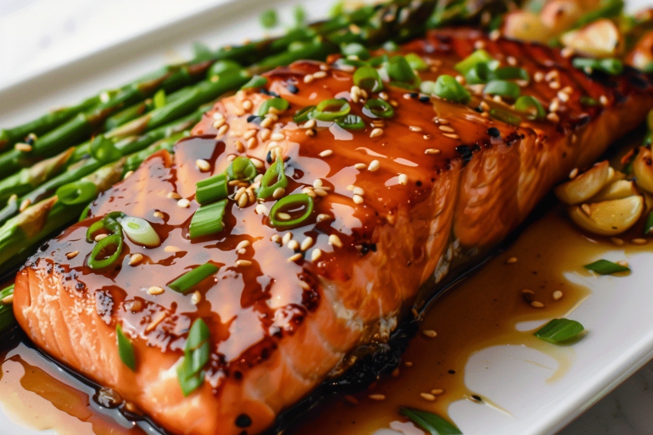 Maple Bourbon BBQ Salmon Recipe