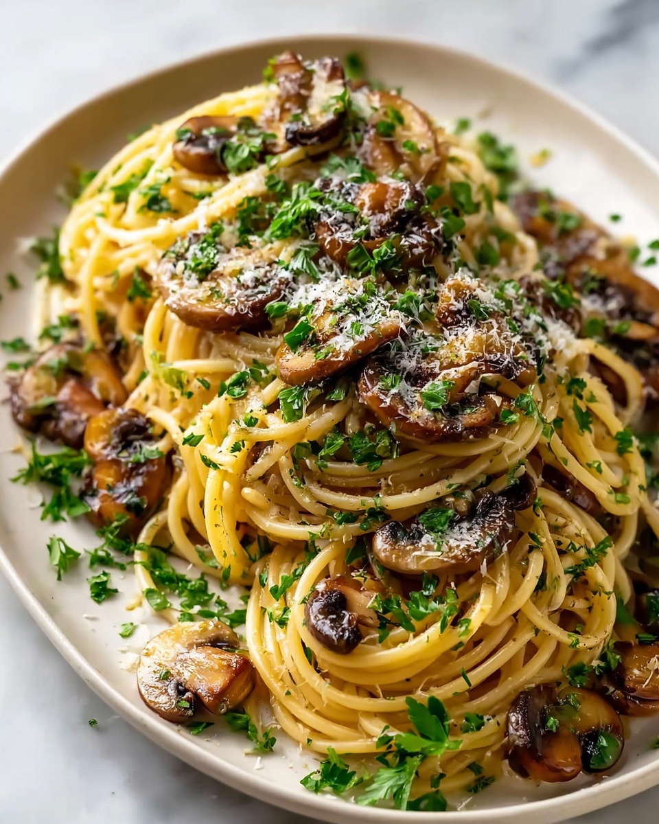 Mouthwatering Mushroom Pasta Aglio Olio Recipe 6 Mouthwatering Mushroom Pasta Aglio Olio Recipe - Recipe Image