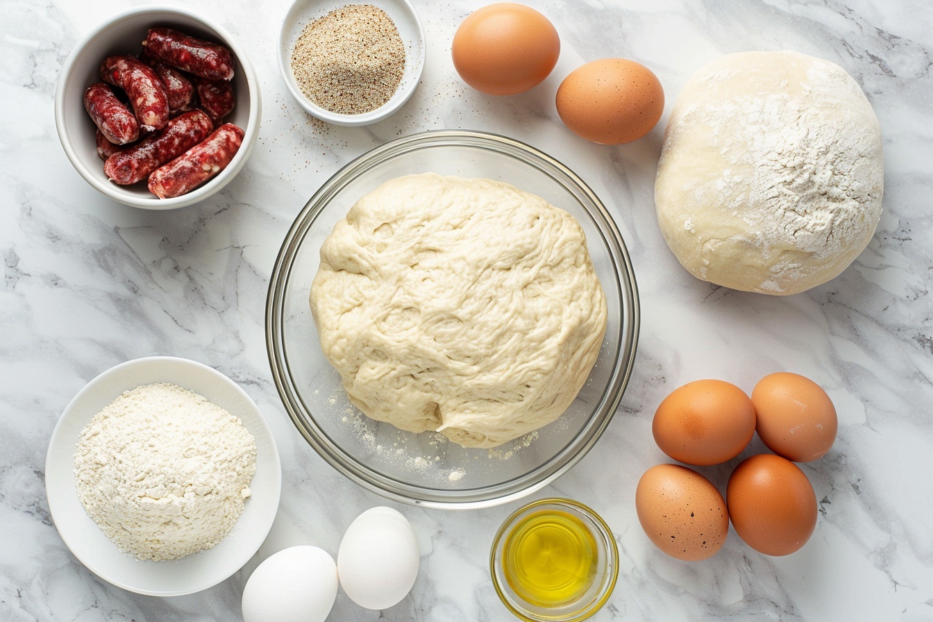 Turkish Pide with Spinach, Sausage, and Lamb Toppings Recipe 4 Turkish Pide with Spinach, Sausage, and Lamb Toppings Recipe - Recipe Image