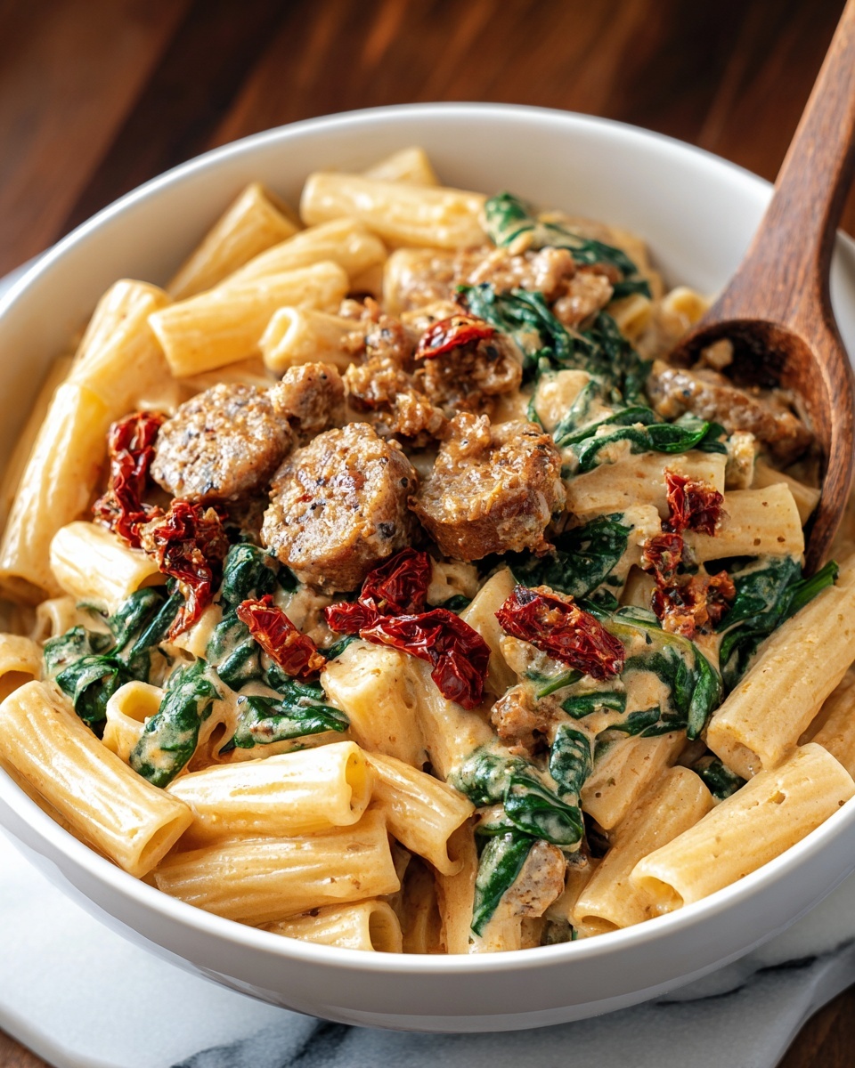 Creamy Italian Sausage Rigatoni Recipe
