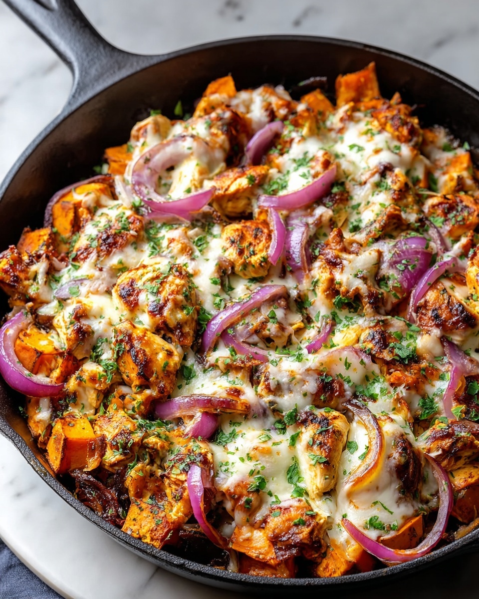 BBQ Chicken Sweet Potato Skillet Recipe