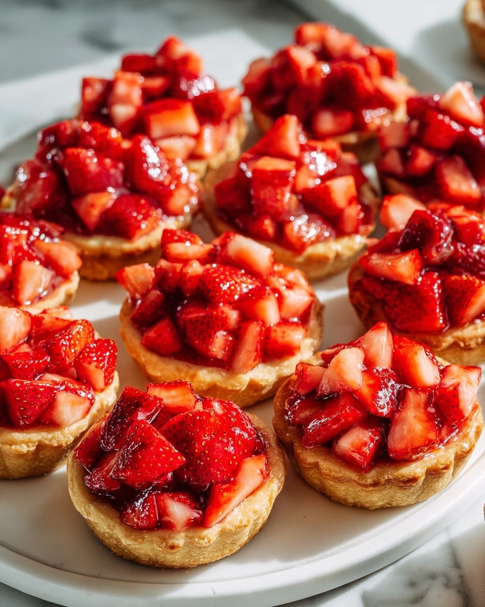 Mini Strawberry Custard Tartlets From Scratch Recipe