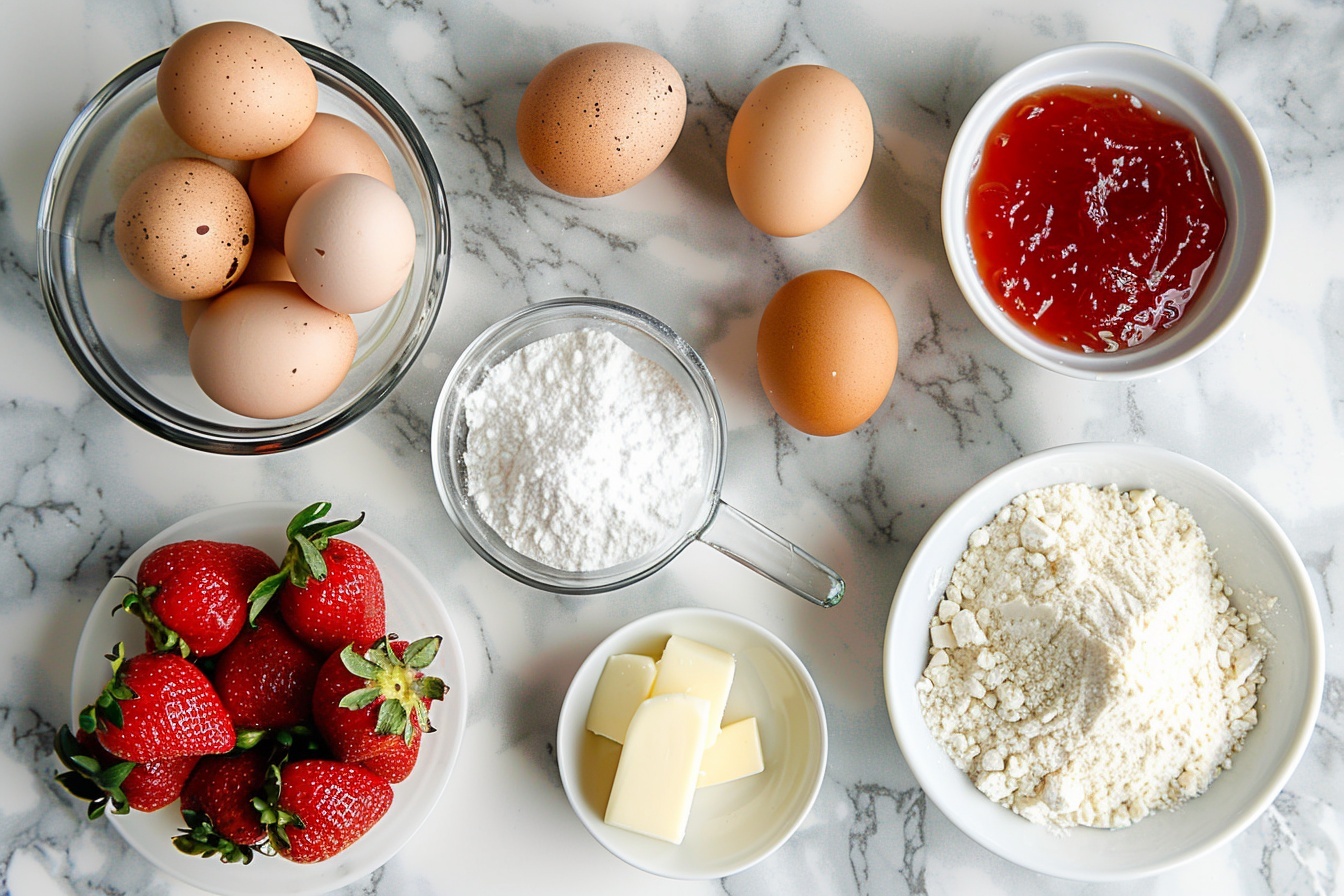 Mini Strawberry Custard Tartlets From Scratch Recipe - Recipe Image