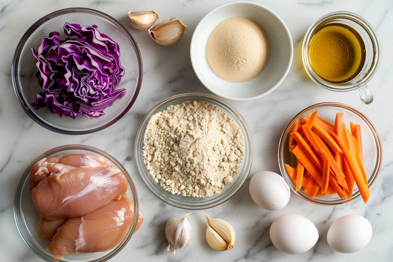 Chicken Crispy Rice Salad with Creamy Peanut Dressing Recipe 5 Chicken Crispy Rice Salad with Creamy Peanut Dressing Recipe - Recipe Image