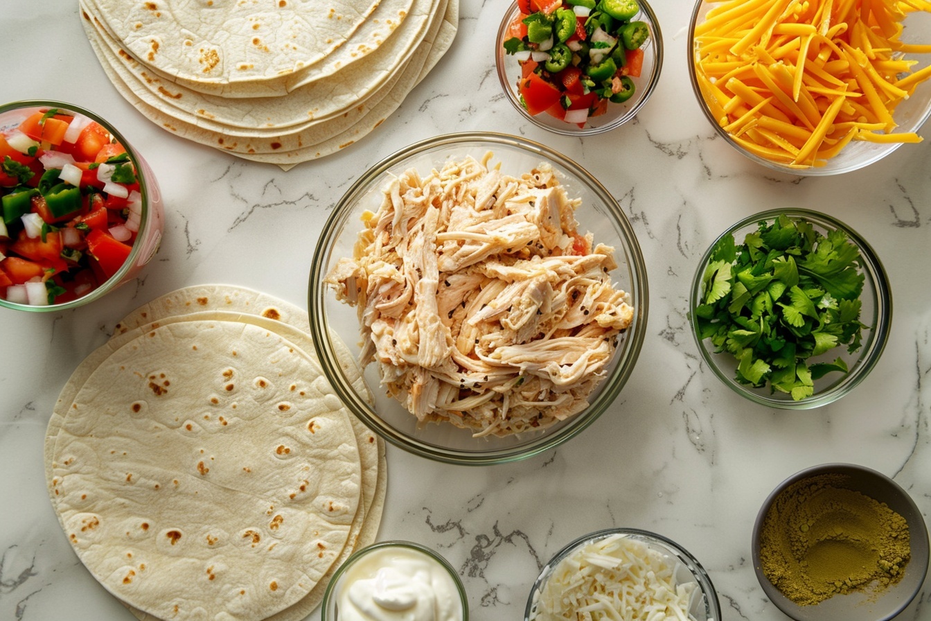 Queso Chicken Enchiladas for a Quick and Cheesy Dinner Delight Recipe 4 Queso Chicken Enchiladas for a Quick and Cheesy Dinner Delight Recipe - Recipe Image