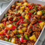 Hawaiian Chicken Sheet Pan Meal (Whole30, Paleo, Low Carb) Recipe