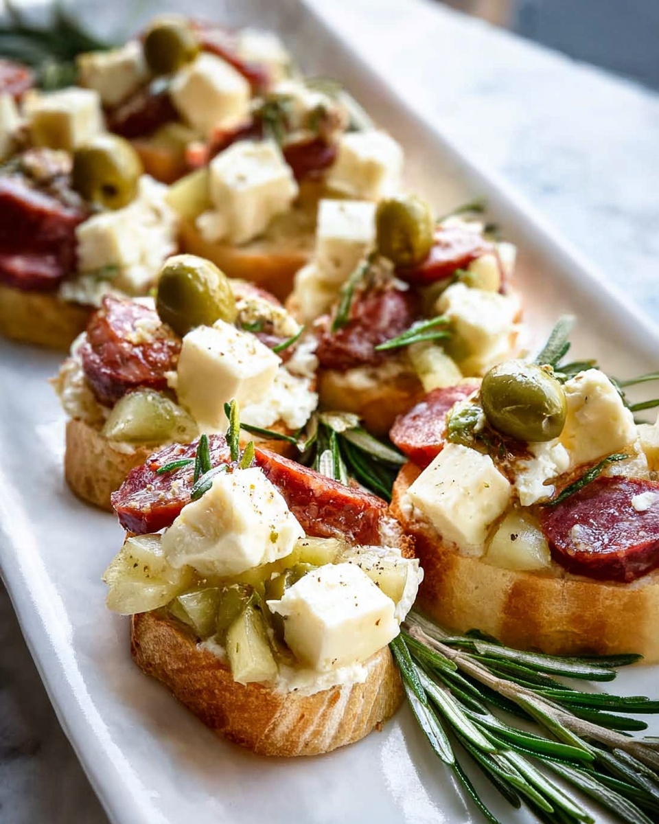 Antipasti Crostini Recipe