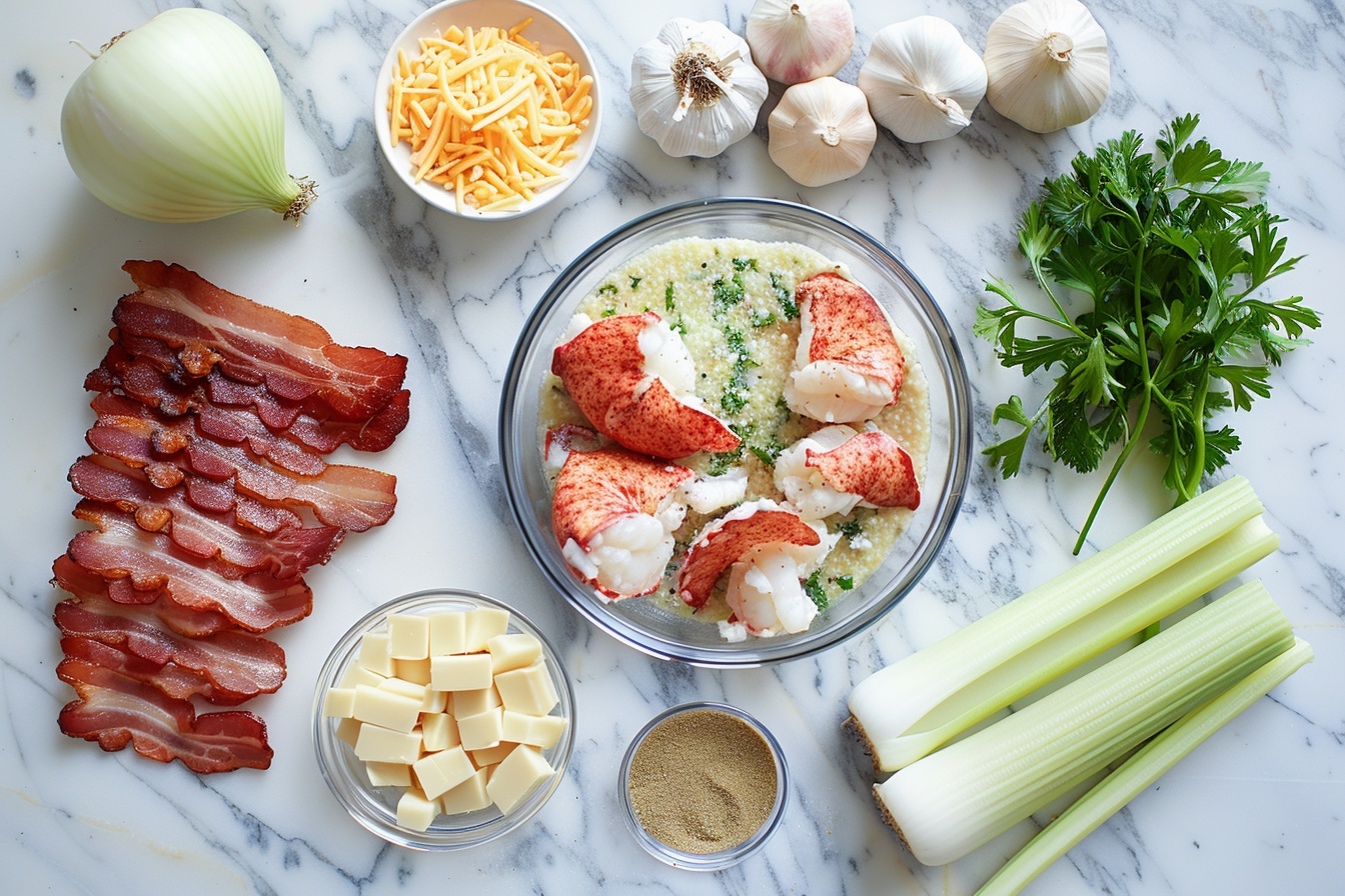 Lobster and Grits with Mexican & Cajun Flavors Recipe - Recipe Image