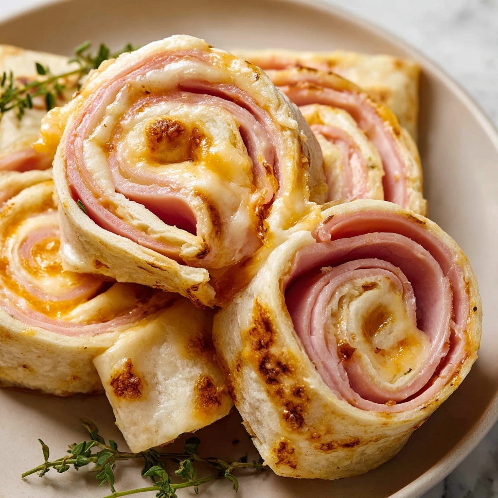 Ham and Cheese Wraps Recipe