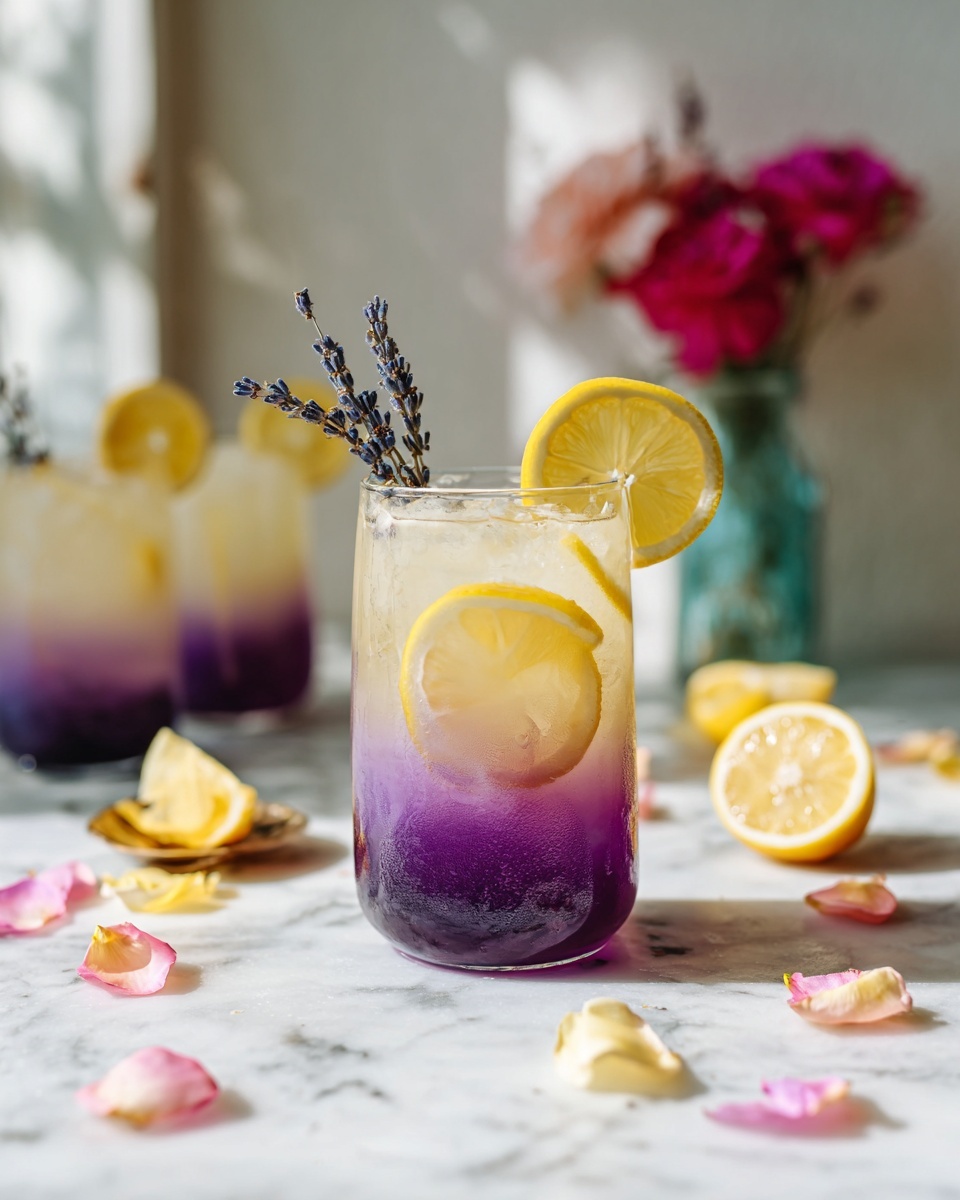 Lemon Lavender Gin Spritz Recipe - Recipe Image