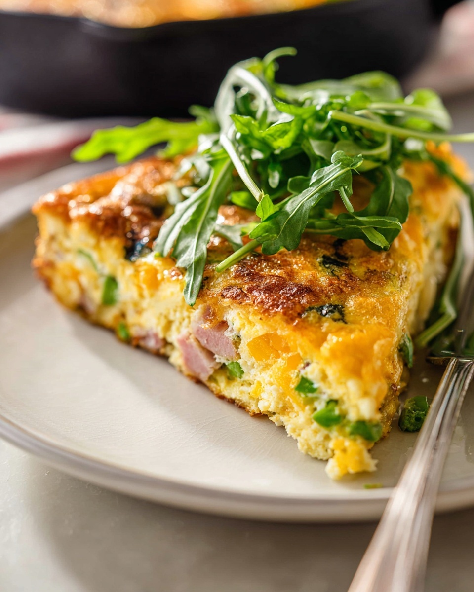 Ham and Cheese Frittata Recipe - Recipe Image