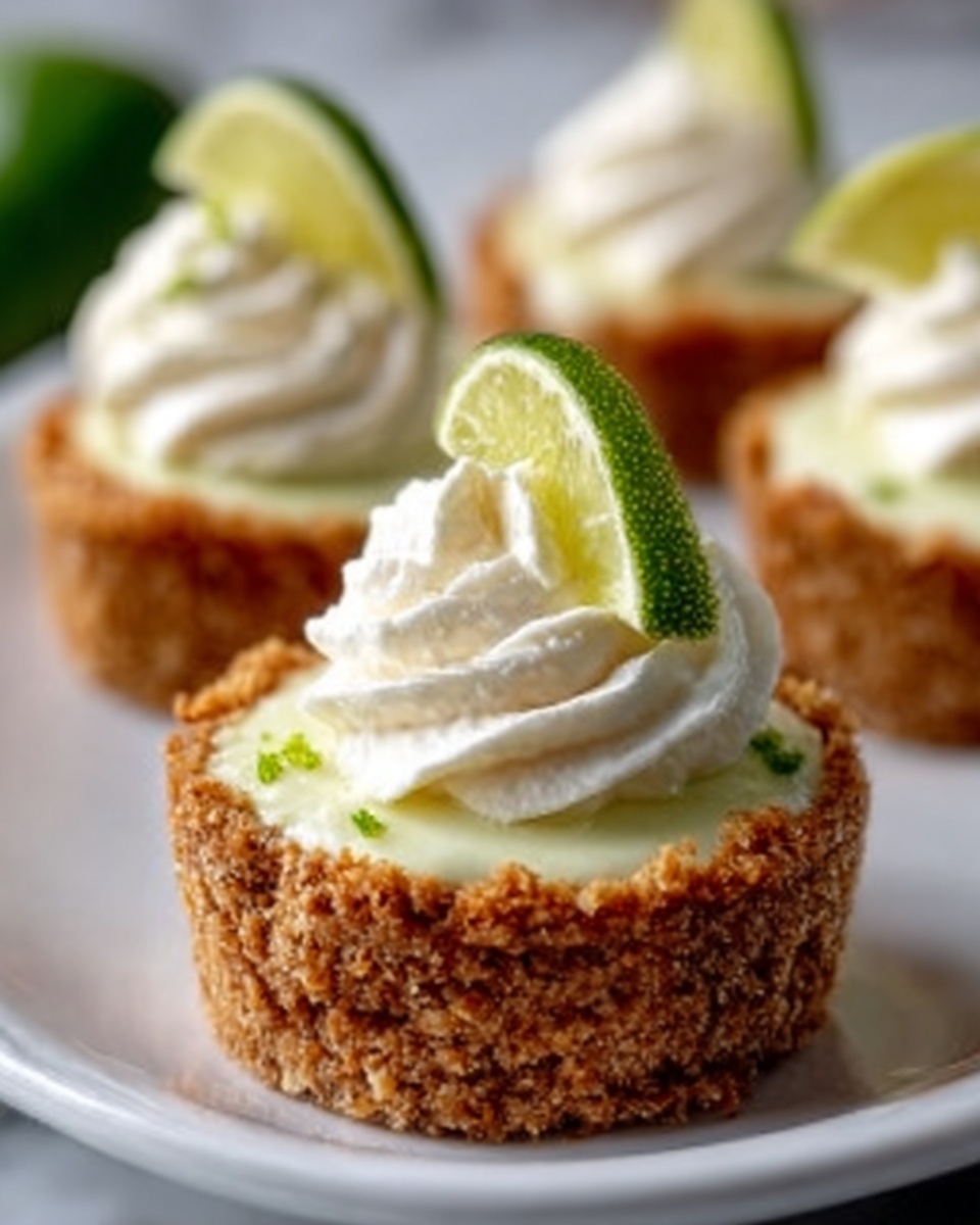 Heavenly No-Bake Mini Key Lime Pies Recipe - Recipe Image
