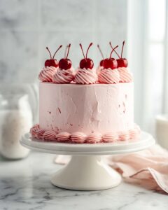 Homemade Cherry Chip Cake Recipe