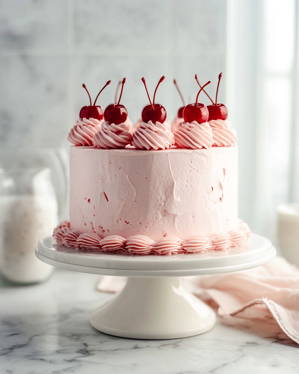 Homemade Cherry Chip Cake Recipe