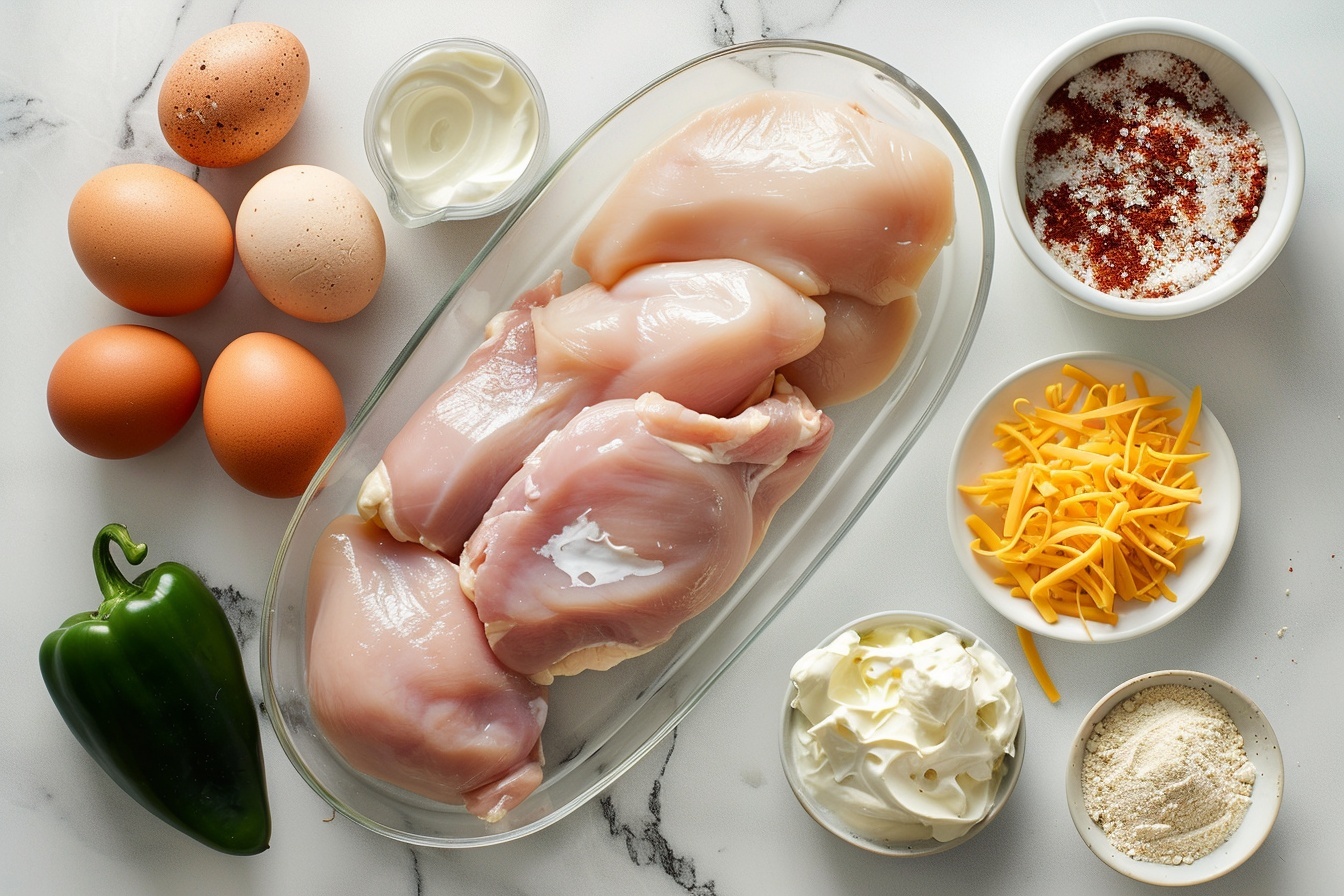 Jalapeno Popper Keto Chicken Salad Recipe - Recipe Image