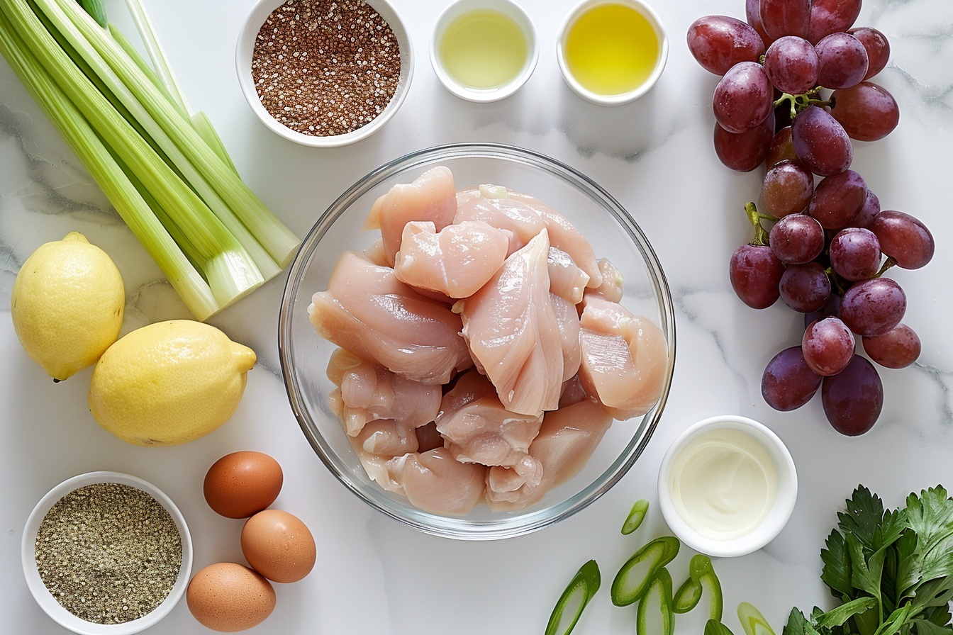 High Protein Chicken Salad for Weight Loss Recipe - Recipe Image