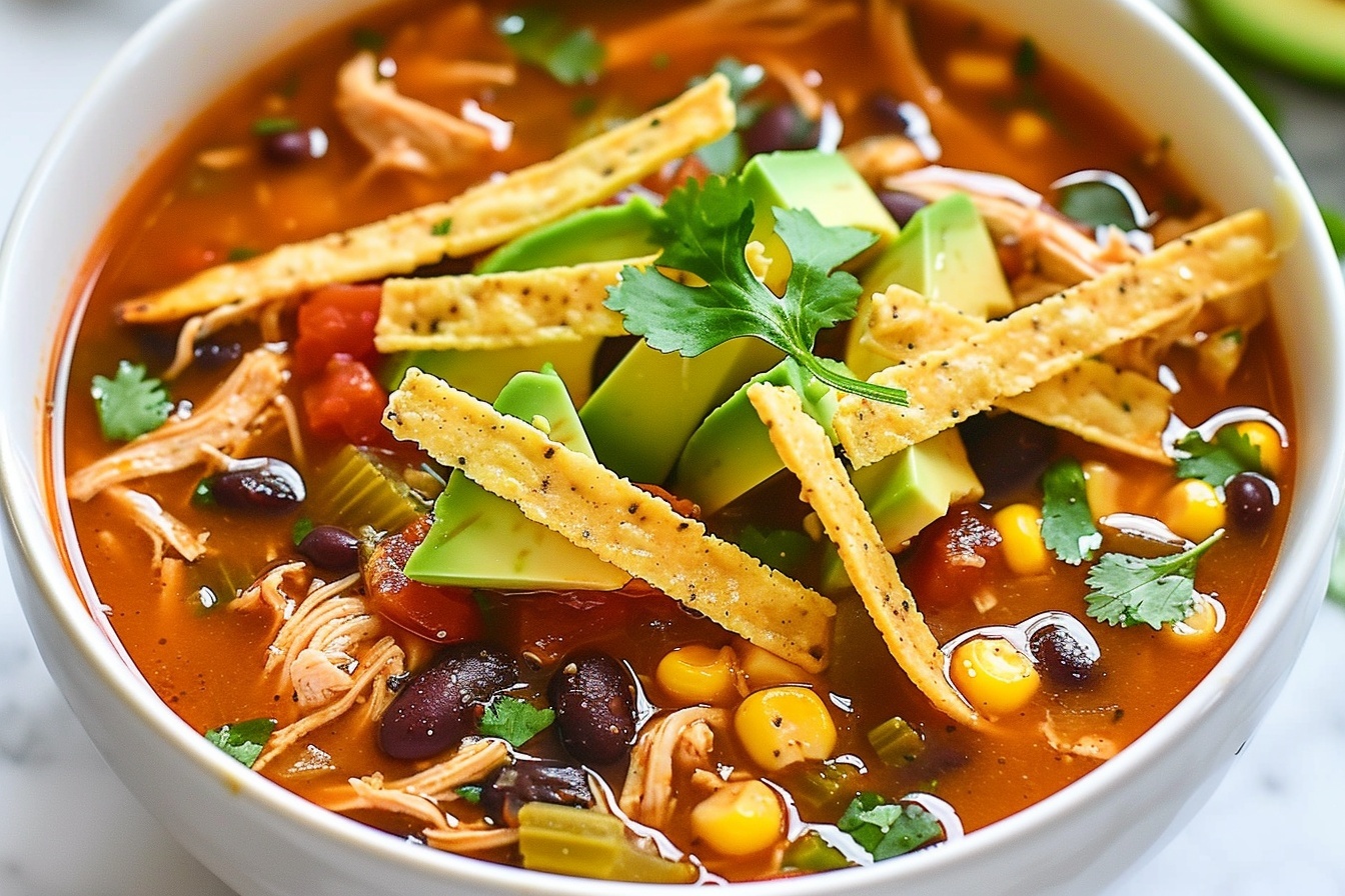 Chicken Tortilla Soup Recipe - Recipe Image