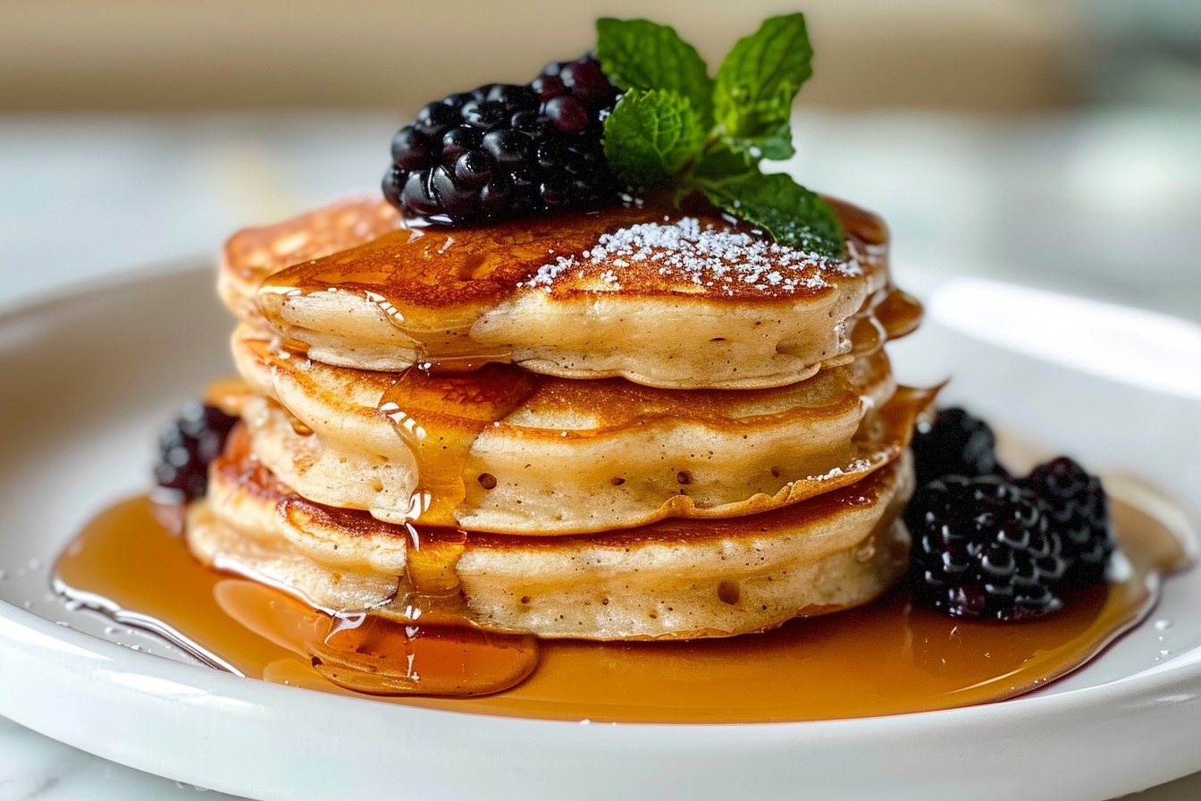 Fluffy Cottage Cheese Pancakes - High Protein Breakfast Recipe