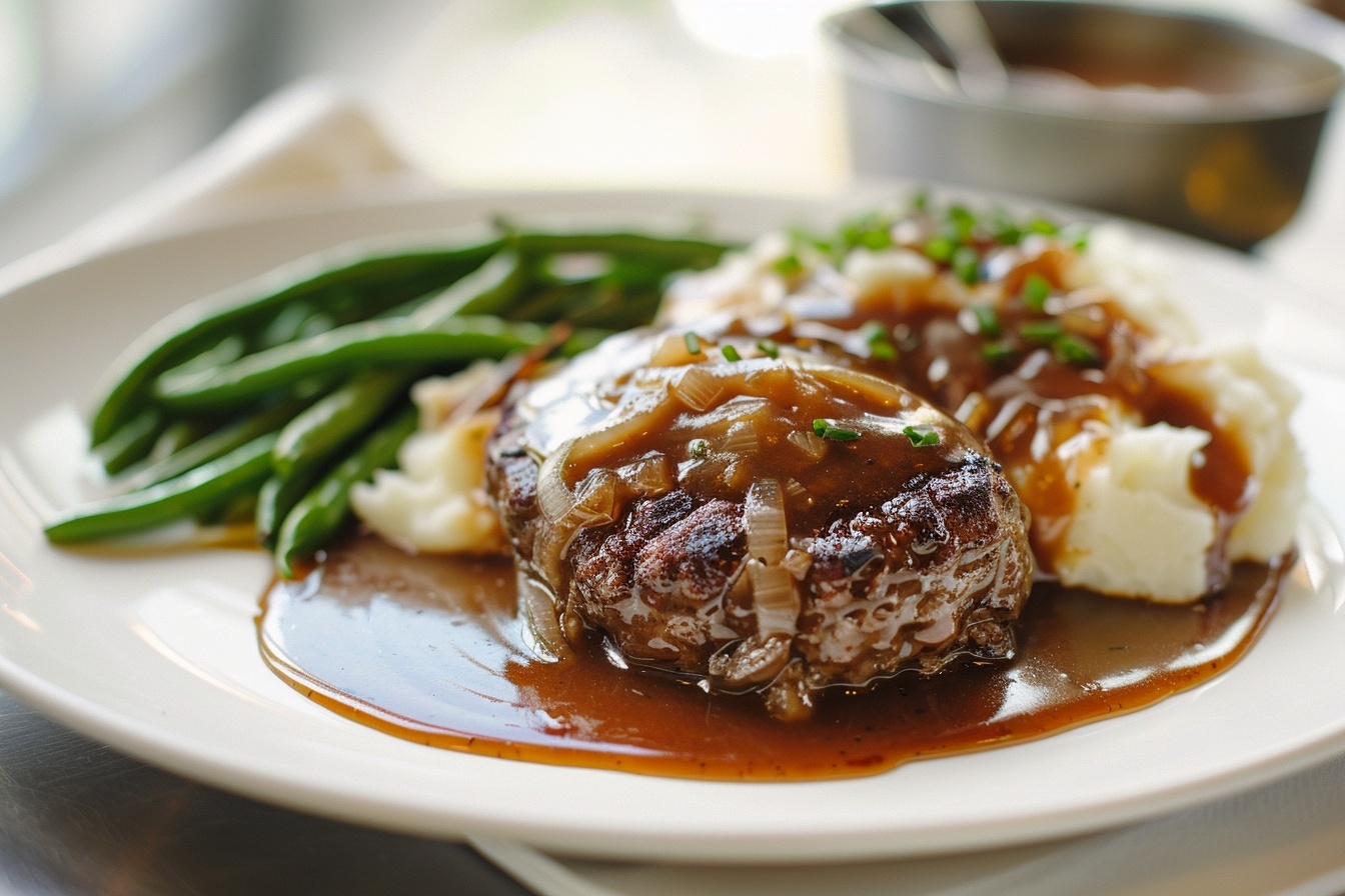 Savory Classic Salisbury Steak in 40 Minutes or Less Recipe
