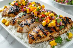 Honey Lime Chicken with Mango Salsa Recipe