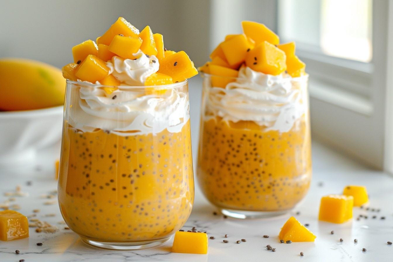 Mango Chia Pudding Recipe - Recipe Image