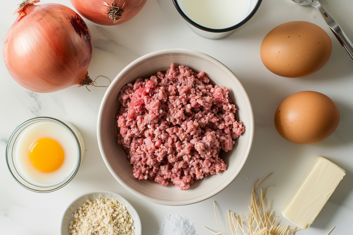 Big Mac Meatloaf with Secret Cheese Layer and Special Sauce Recipe - Recipe Image