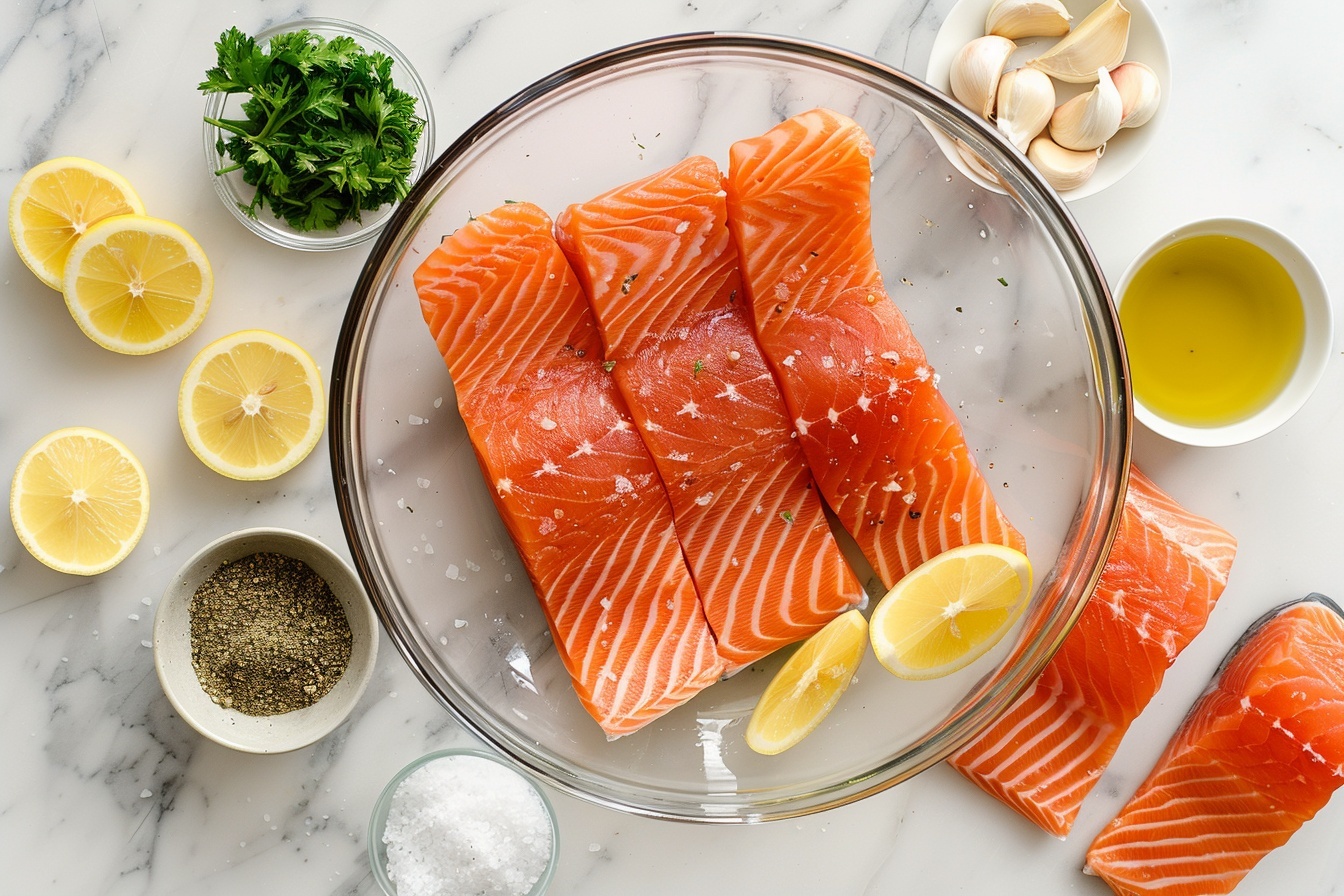 Garlic Butter Baked Salmon Recipe