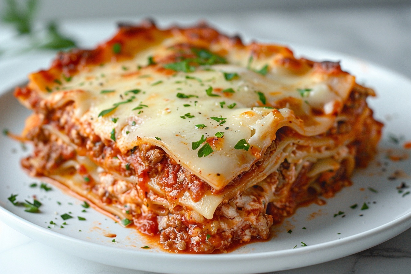 Easy Homemade Lasagna Recipe 6 Easy Homemade Lasagna Recipe - Recipe Image