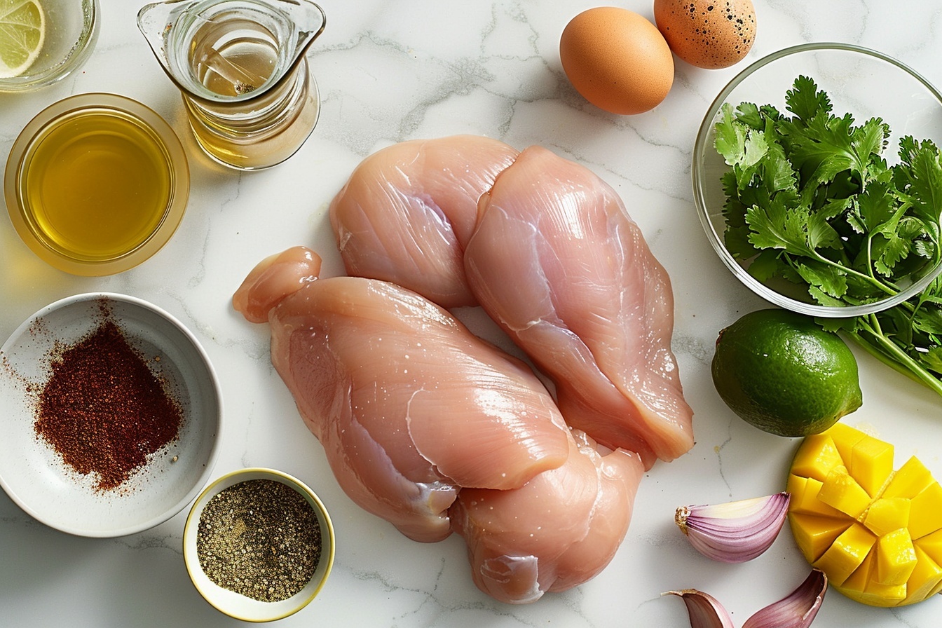 Honey Lime Chicken with Mango Salsa Recipe - Recipe Image