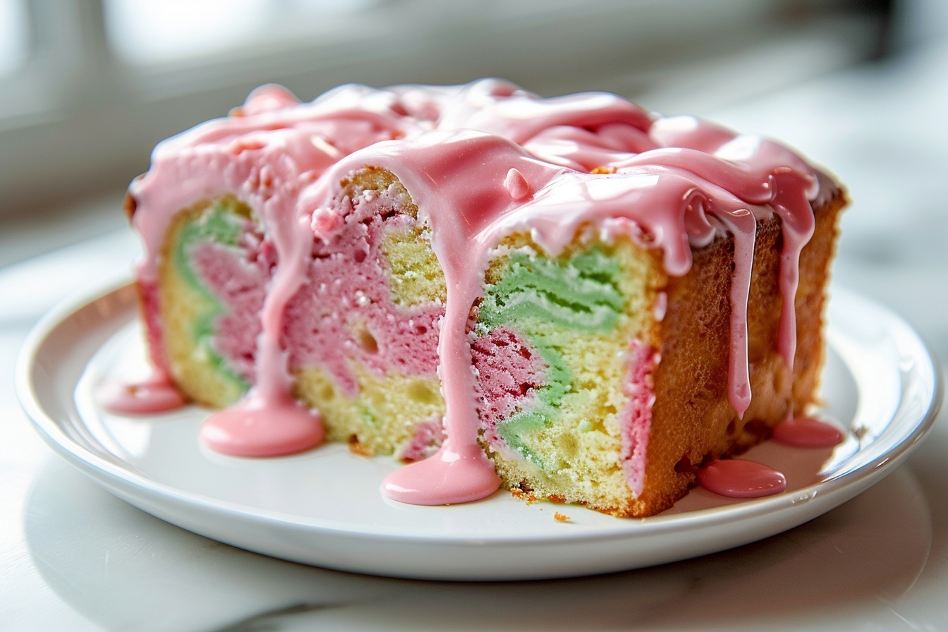 Strawberry Matcha Loaf Recipe - Recipe Image