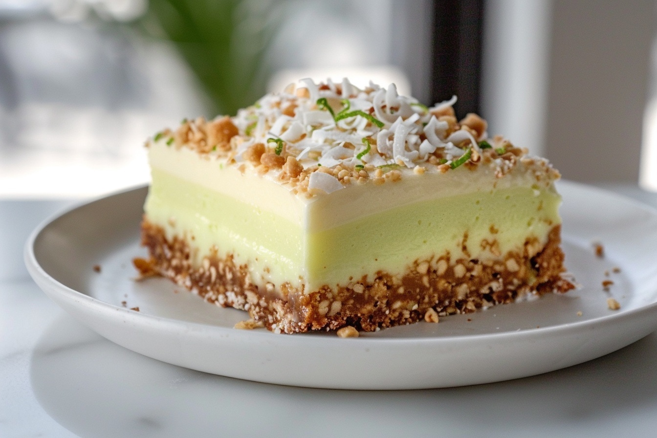 Starbucks Lime Frosted Coconut Bars Copycat Recipe - Recipe Image