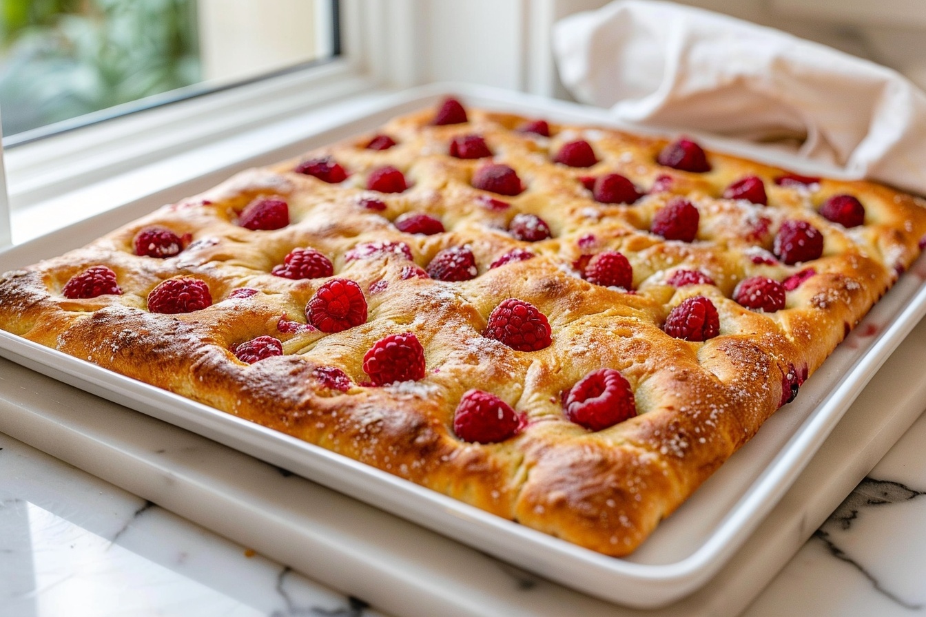Jam Donut Focaccia Recipe