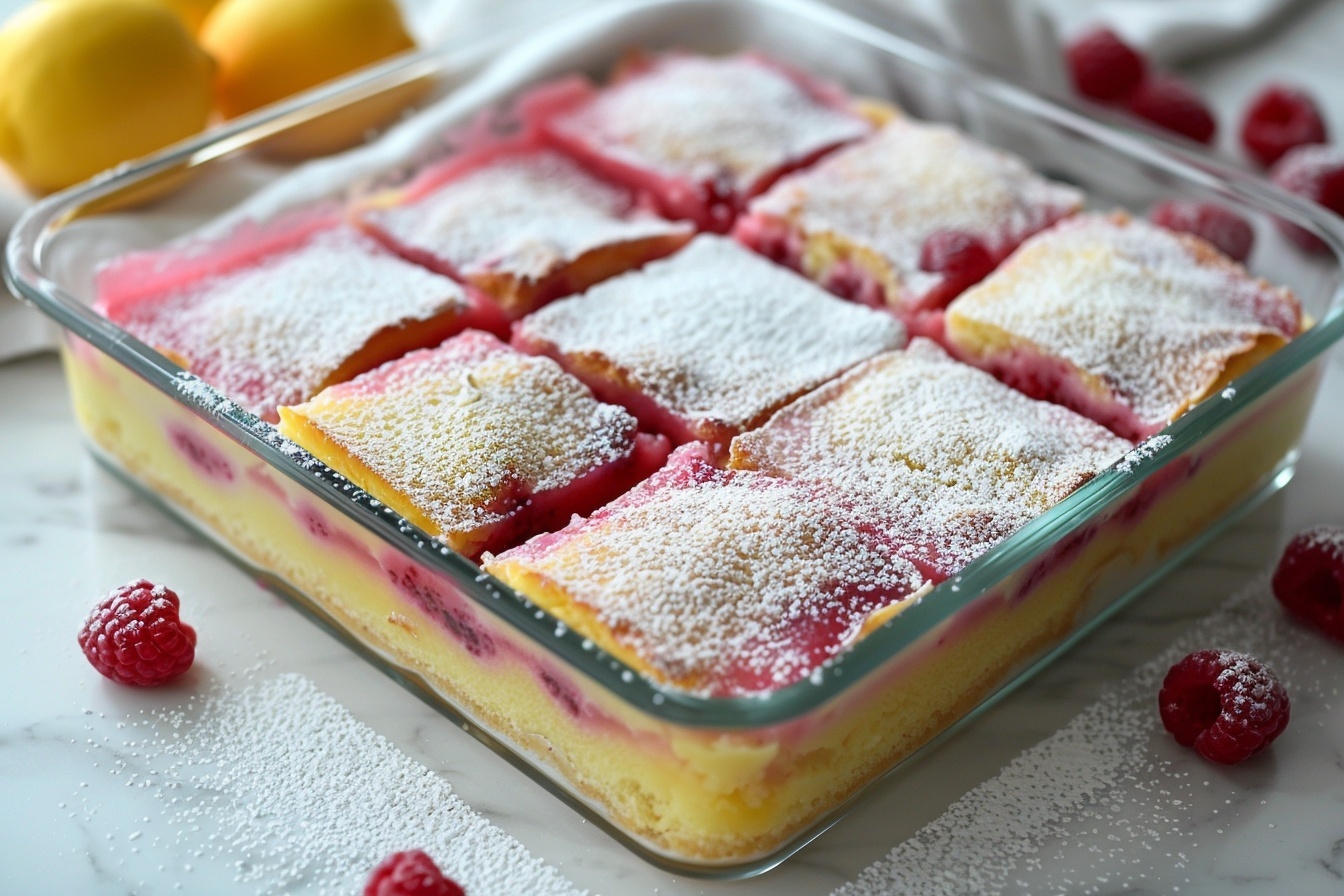 Hibiscus Lemon Bars: Refreshing Treat with a Floral Twist Recipe