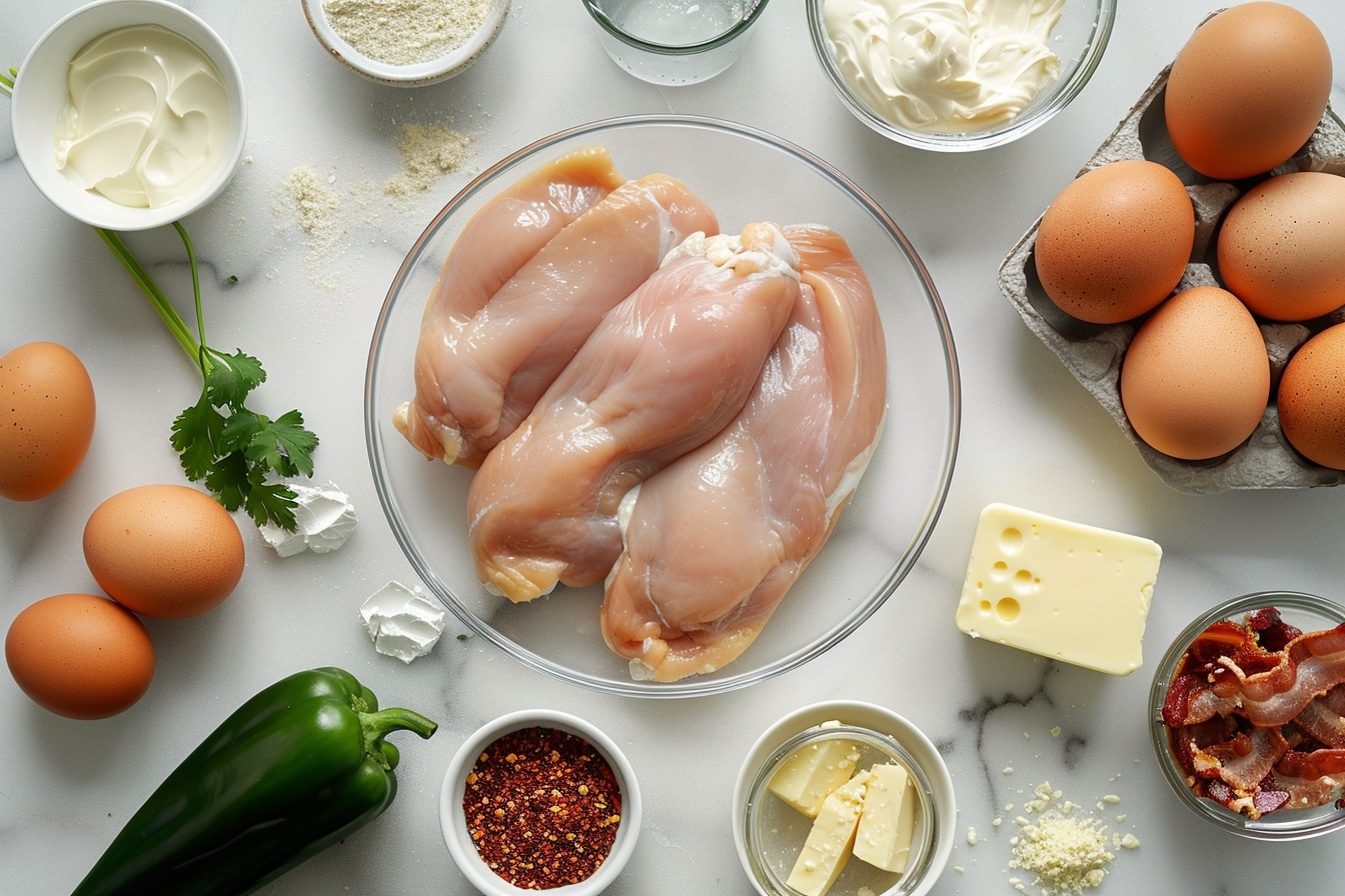 Jalapeno Popper Keto Chicken Salad Recipe 4 Jalapeno Popper Keto Chicken Salad Recipe - Recipe Image