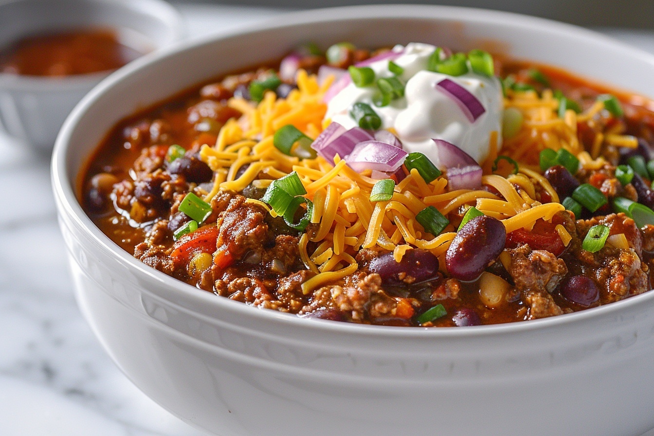 Crockpot Chili (Slow Cooker Chili) Recipe