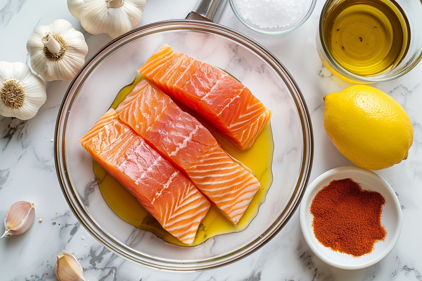30-Minute Sheet Pan Honey Mustard Salmon Easy Weeknight Dinner Recipe - Recipe Image