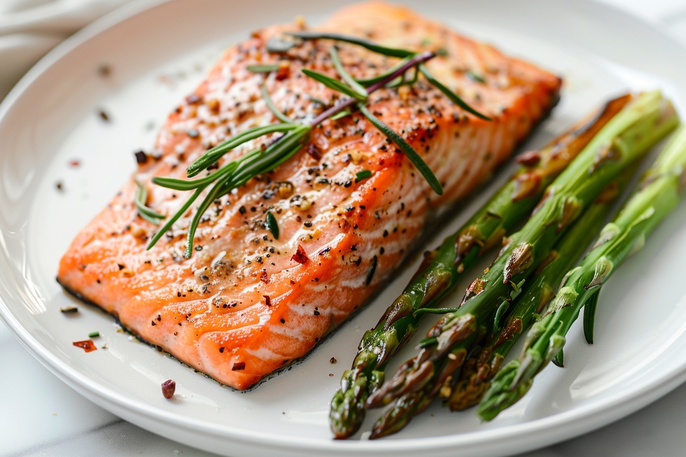 30-Minute Sheet Pan Honey Mustard Salmon Easy Weeknight Dinner Recipe - Recipe Image