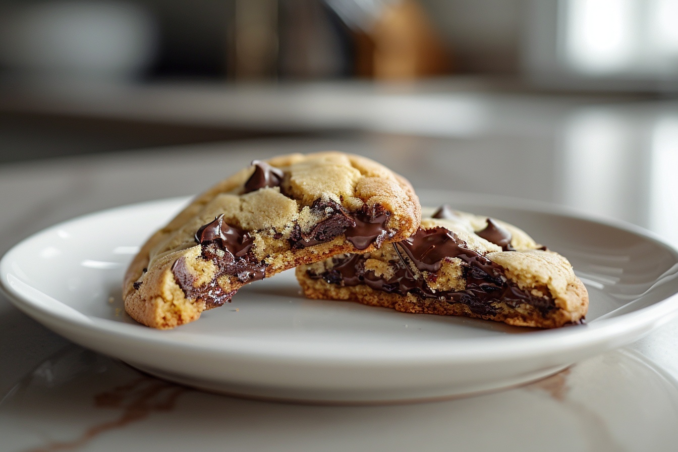 Ultimate Ultra-Thick Bakery-Style Chocolate Chip Cookies Recipe - Recipe Image