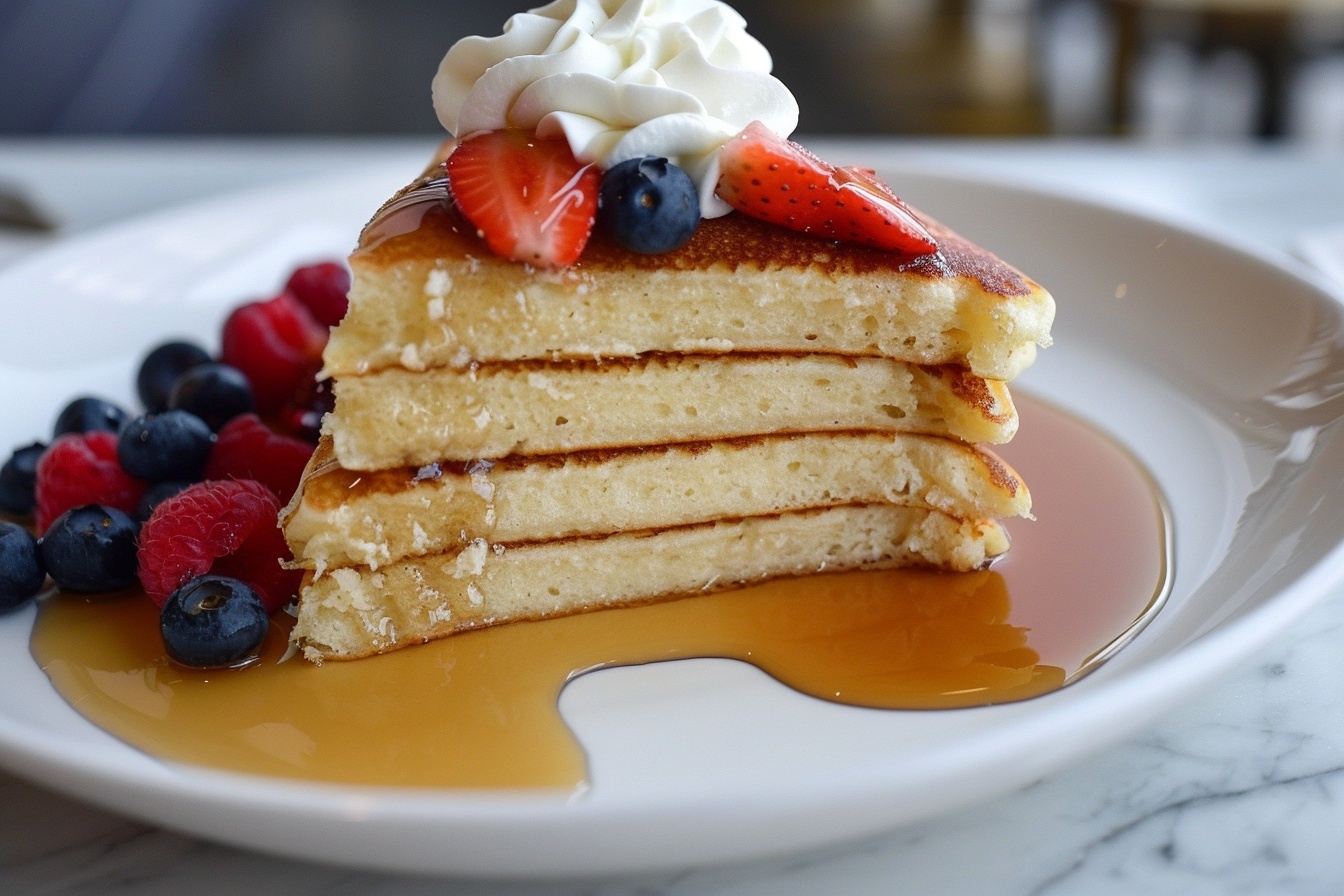 Breakfast in Bed Pancakes Recipe: Easy Fluffy Stack Kids Love Making Recipe 6 Breakfast in Bed Pancakes Recipe: Easy Fluffy Stack Kids Love Making Recipe - Recipe Image