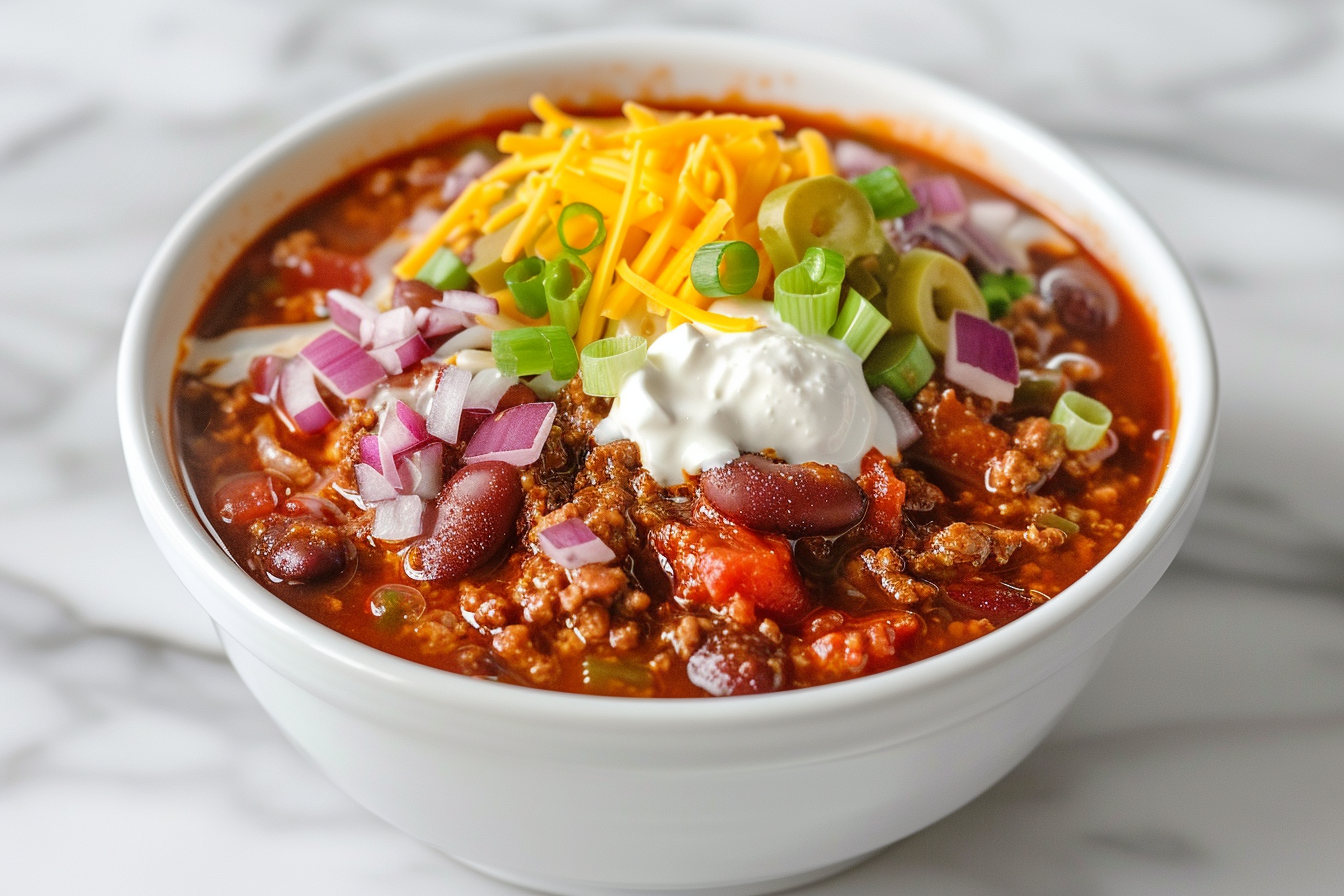 Crockpot Chili (Slow Cooker Chili) Recipe - Recipe Image