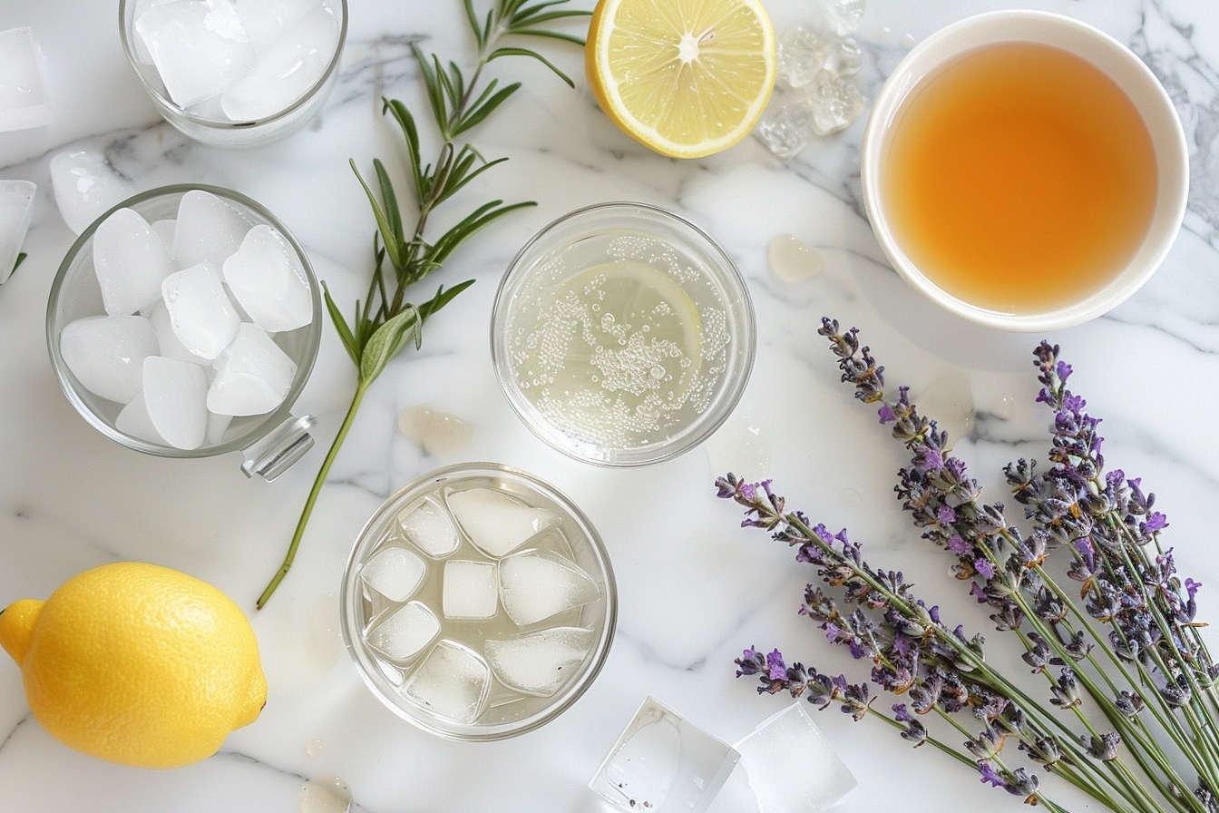Lavender Lemon Vodka Spritz Cocktail Recipe
