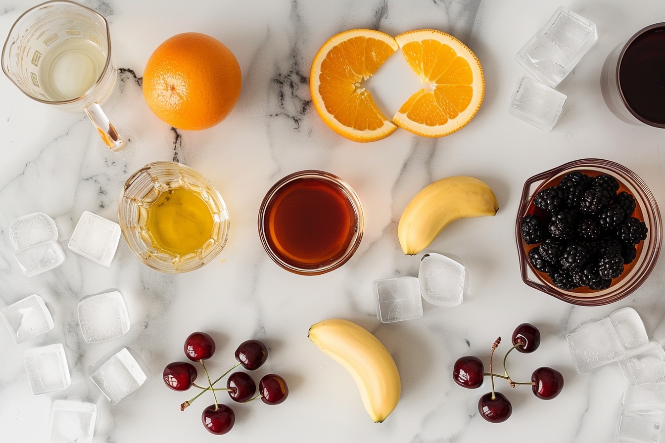 Tropical Rum Runner Cocktail Recipe - Recipe Image