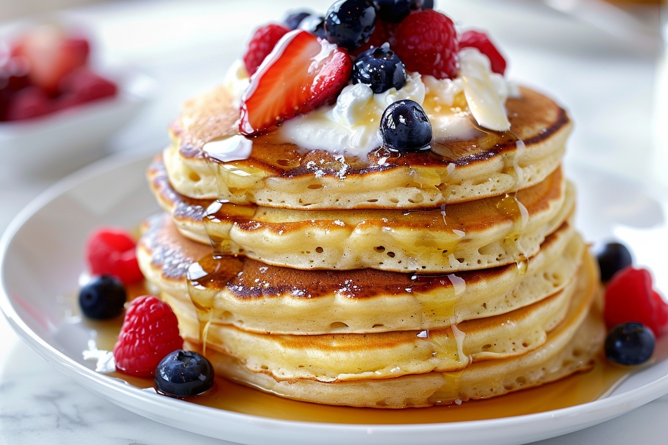 Breakfast in Bed Pancakes Recipe: Easy Fluffy Stack Kids Love Making Recipe
