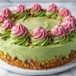 Irresistible Pistachio Rose Milk Cake Recipe