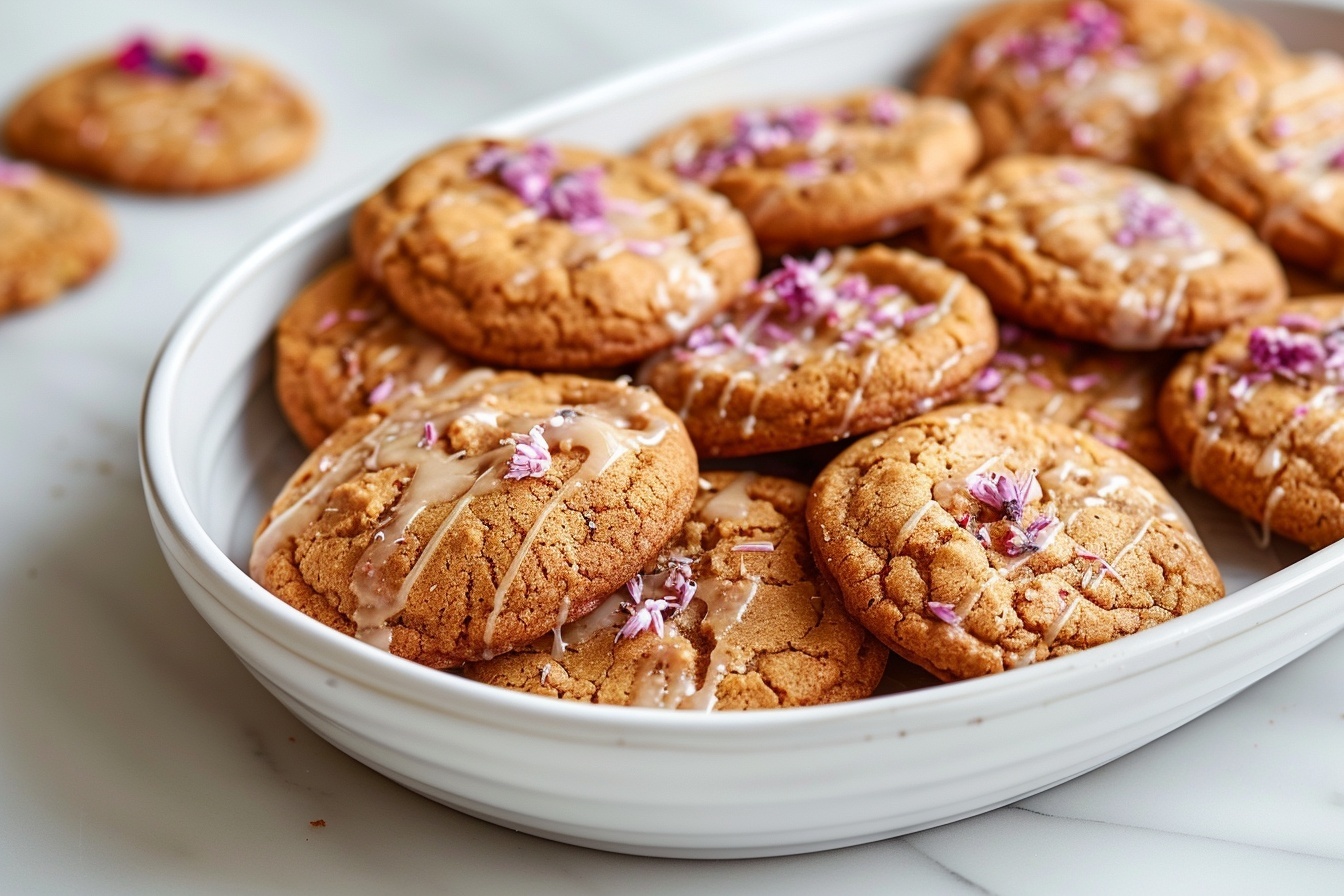 Lavender Honey Crunch Cookies Recipe